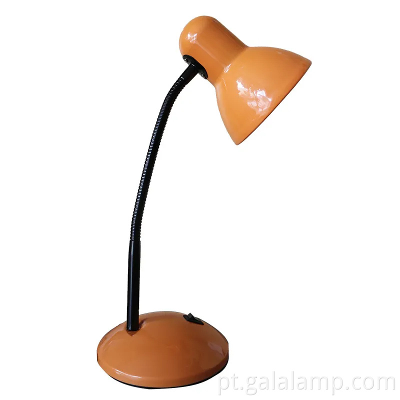 Ferro de metal LED, mesa de proteção para os olhos, dobragem, lâmpada de mesa